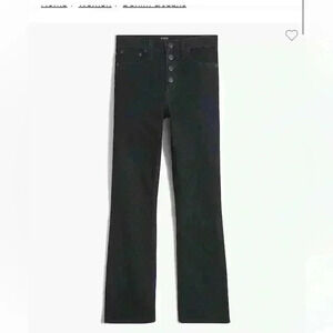 J. Crew High Rise Flare Crop Jeans